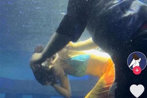 太原海洋大世界美人鱼表演时低血糖晕倒，已送医无生命危险